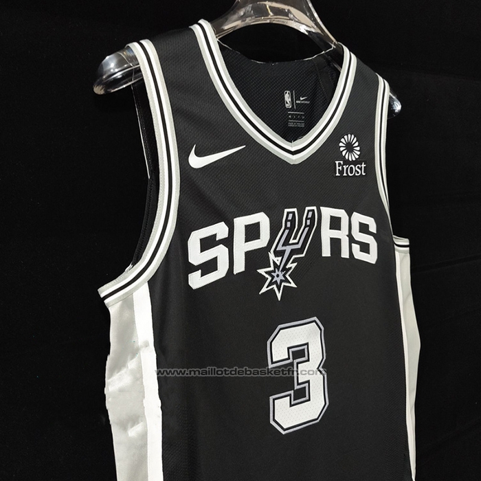 Maillot San Antonio Spurs Keldon Johnson #3 Icon Authentique Noir